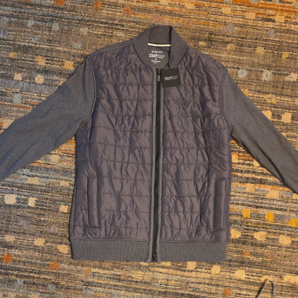 Kenneth Cole Awearness Activewear Quilted Jacket Small